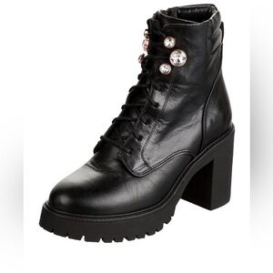 Sophia Webster Leather Combat Boots